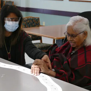 Interactive game gives Misericordia Place residents chance to play accessibly